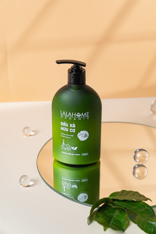 Dầu xả LALAHOME ORGANIC hương trà xanh