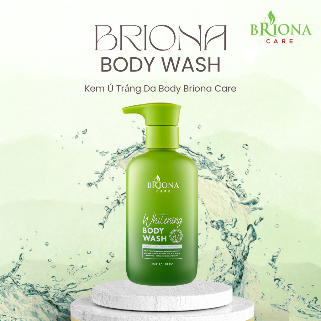Kem Ủ Trắng Da Body Briona Care, Dưỡng Trắng Da Niacinamide, Mờ Thâm, Dưỡng Ẩm Toàn Thân, Nâng Tone 250g