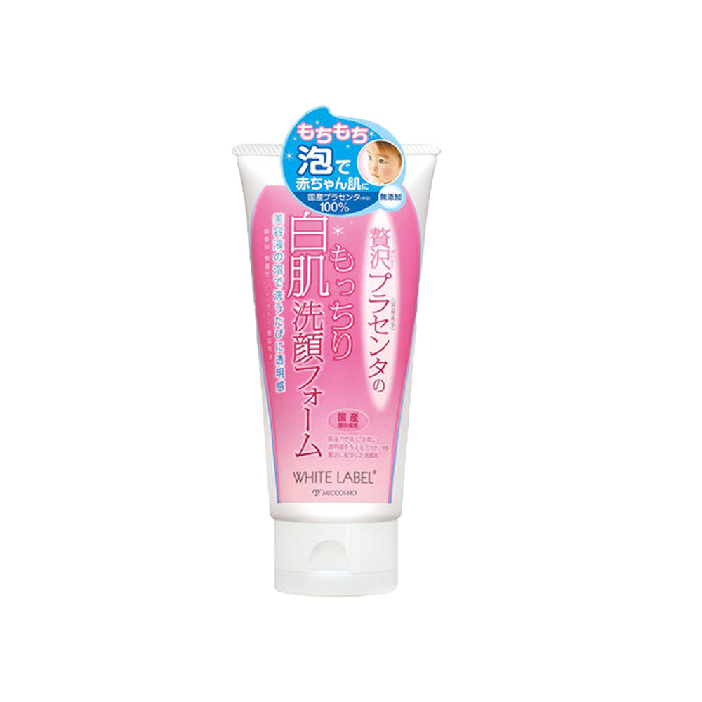 Sữa rửa mặt trắng sáng da, dưỡng ẩm Miccosmo White Label Premium Placenta Wash 110g