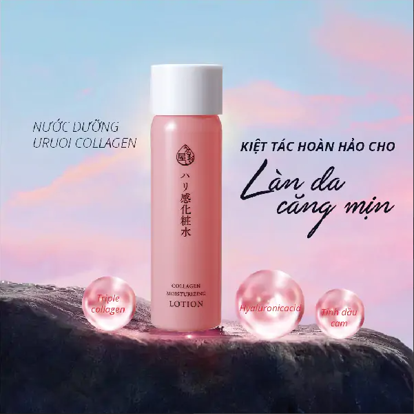 Lotion Naris Cosmetics Dưỡng Ẩm Da, Ngăn Ngừa Lão Hóa 180ml Collagen Moisturizing Lotion