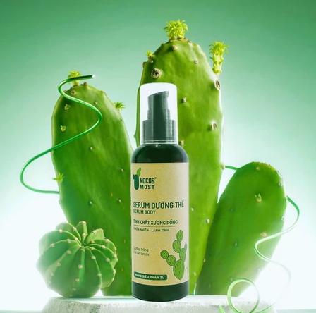 Serum body thiên nhiên Nocas Most chiết xuất Xương rồng giúp toàn thân trắng mịn, dưỡng ẩm da 150ml