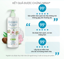 Gel tắm thiên nhiên thuần chay Evoluderm tinh chất hạnh nhân 500ml