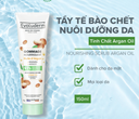 Tẩy tế bào chết toàn thân thiên nhiên thuần chay Evoluderm chiết xuất Argan 150g