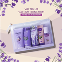 Combo Dầu gội - Dầu xả - Sữa tắm - Xịt thơm toàn thân - Kem chống nắng Hachi Lavender & Vanilla