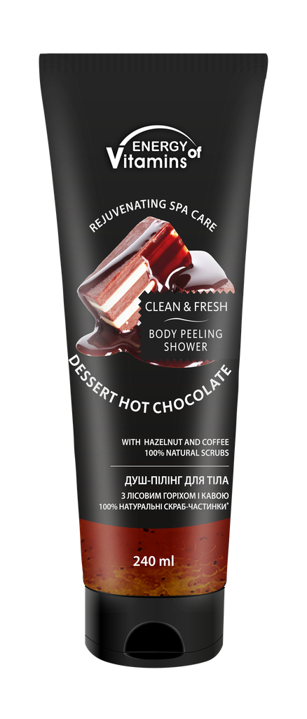 Energy of Vitamins Body peeling shower Dessert Hot Chocolate 240 ml