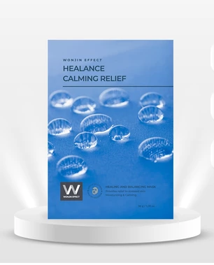 Mặt Nạ Giúp Cấp Ẩm Và Hỗ Trợ Cân Bằng Da WonJin Effect Healance Calming Relief Mask (30g x 5ea)