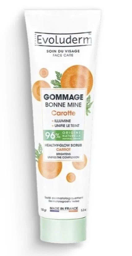 Tẩy TBC mặt thiên nhiên thuần chay Evoluderm tinh chất cà rốt 150g