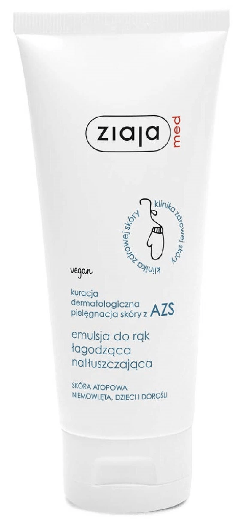 Ziaja Med Kuracja Dermatologiczna Pielegnacja skory z AZS Emulsja Do Rak Lagodzaca Natluszczajaca 100ml - Nhũ tương Dịu nhẹ - Dưỡng ẩm toàn thân