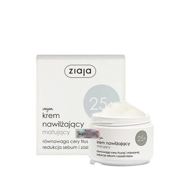 Ziaja Krem Nawilzajacy Matujacy 50ml - Kem dưỡng ẩm giảm dầu cho da dầu, mụn