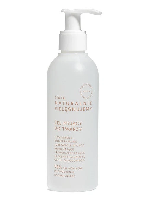 Ziaja Natural Care Face Gel 190ml - Gel rửa mặt Natural Care