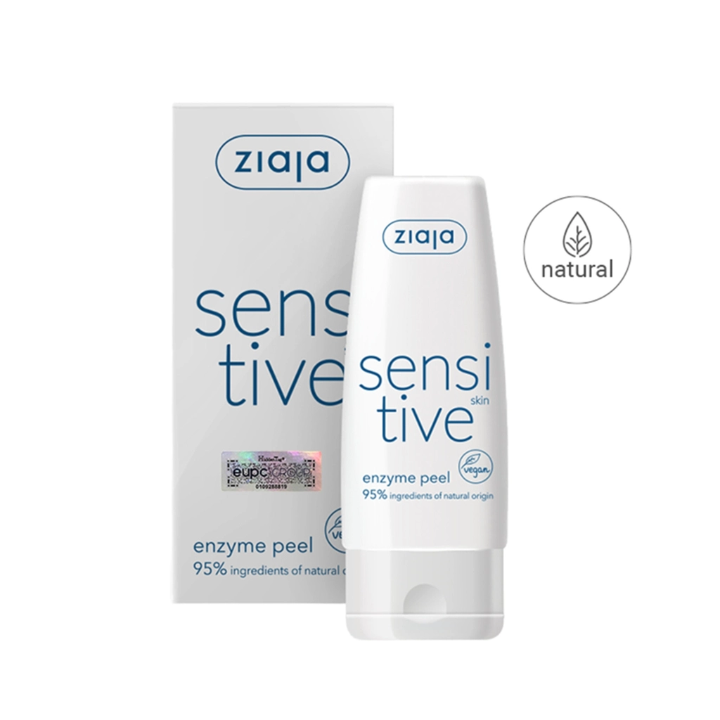 Ziaja Sensitive Skin Enzyme Peel 60ml - Enzyme dịu nhẹ tẩy tế bào chết