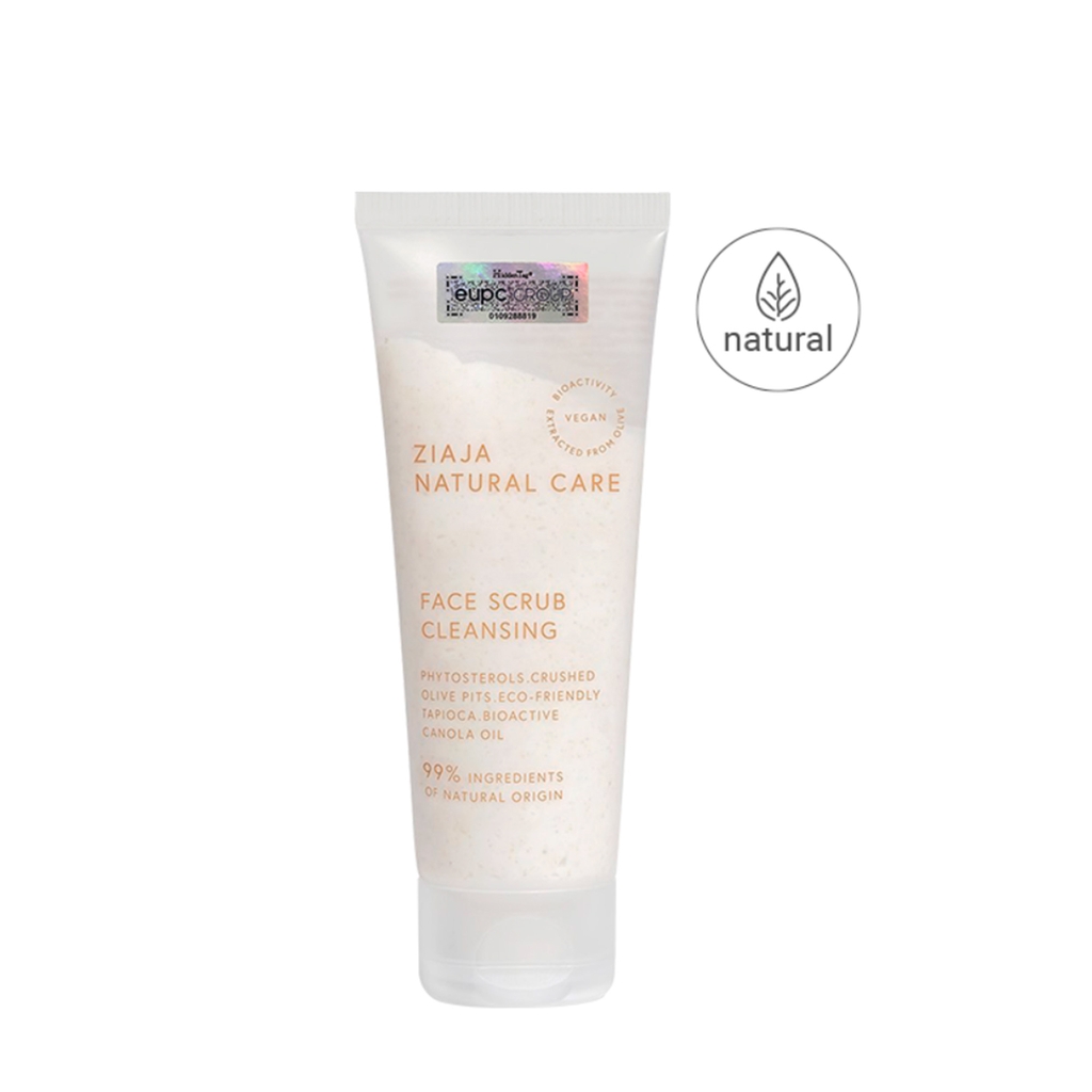Ziaja Natural Care Face Scrub Cleansing 70ml - Tẩy tế bào chết hạt siêu nhỏ Natural Care