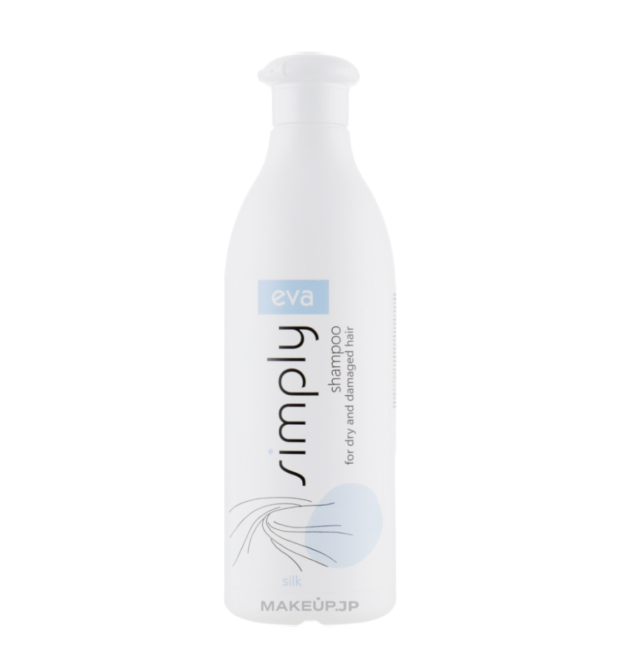 Eva Simply Shampoo For Dry And Damaged Hair Silk 500ml - Dầu gội Silk cho tóc khô & hư tổn