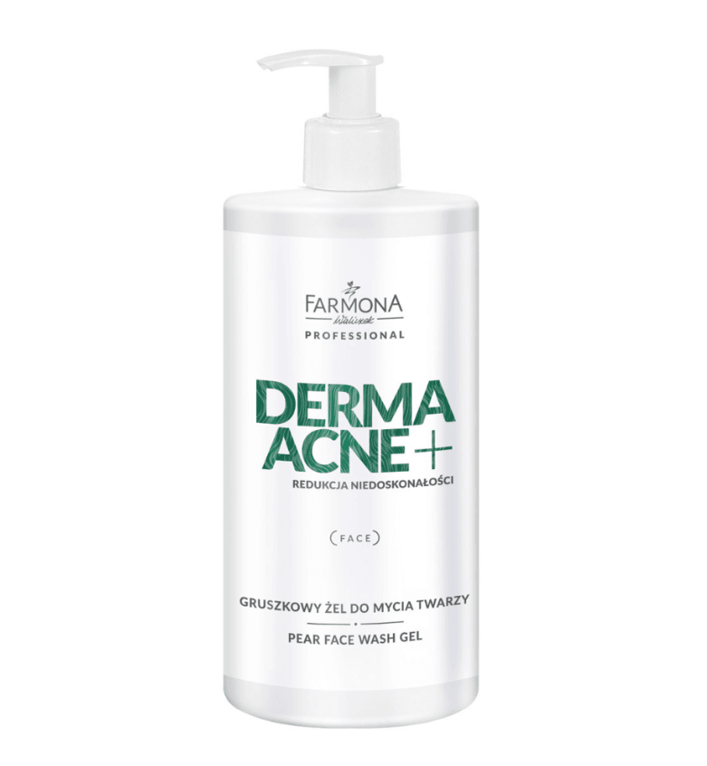 Farmona Professional Dermaacne+ Pear Face Wash Gel 500ml Gel rửa mặt cho da mụn trứng cá & da dầu Dermaacne+