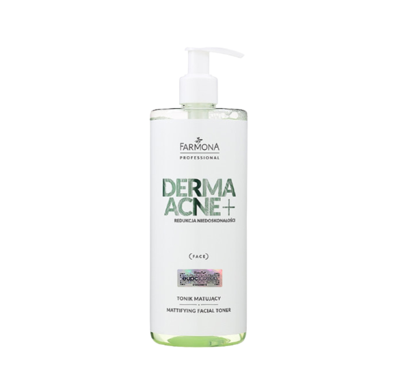 Farmona Professional Dermaacne+ Mattifying Facial Toner 500ml - Nước cân bằng cho da mụn trứng cá & da dầu Dermaacne+