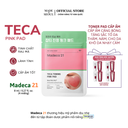 Miếng bông tẩm dưỡng chất Madeca 21 TECA TONING PINK PAD 8 ml