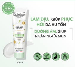 Tẩy tế bào chết toàn thân thiên nhiên thuần chay Evoluderm chiết xuất tinh dầu hoa anh thảo 150g