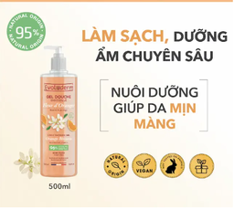 Gel tắm thiên nhiên thuần chay Evoluderm tinh chất Hoa Blossom 500ml (22044)